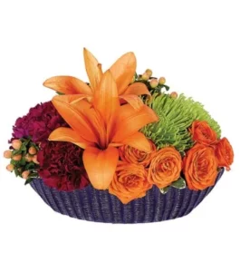 Plum Harvest Centerpiece