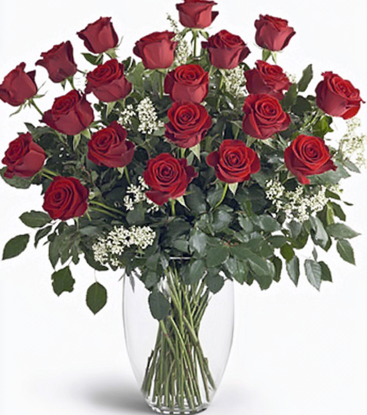 2 Dozen Red Roses