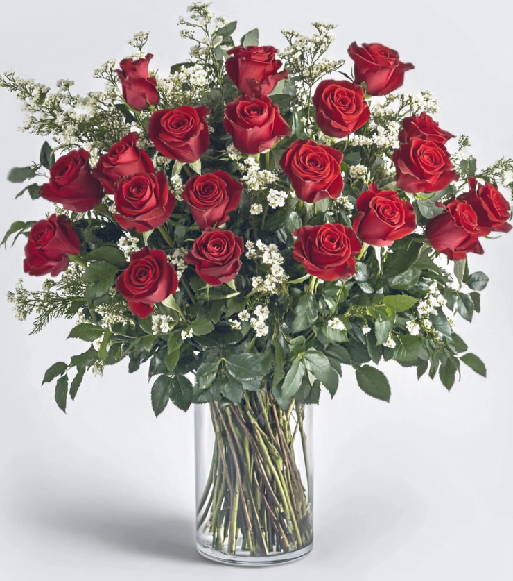 2 Dozen Red Roses