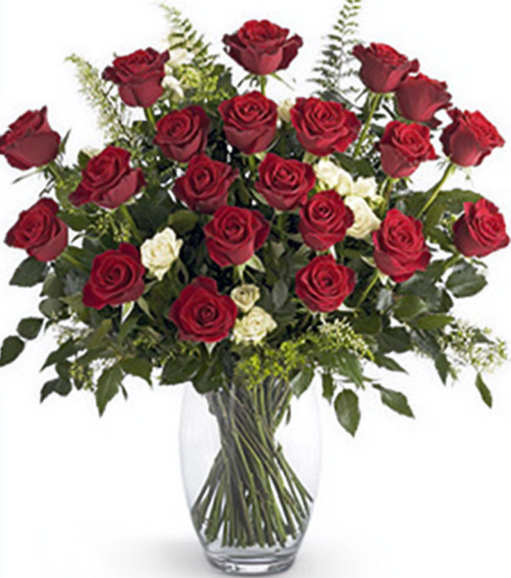 2 Dozen Red Roses