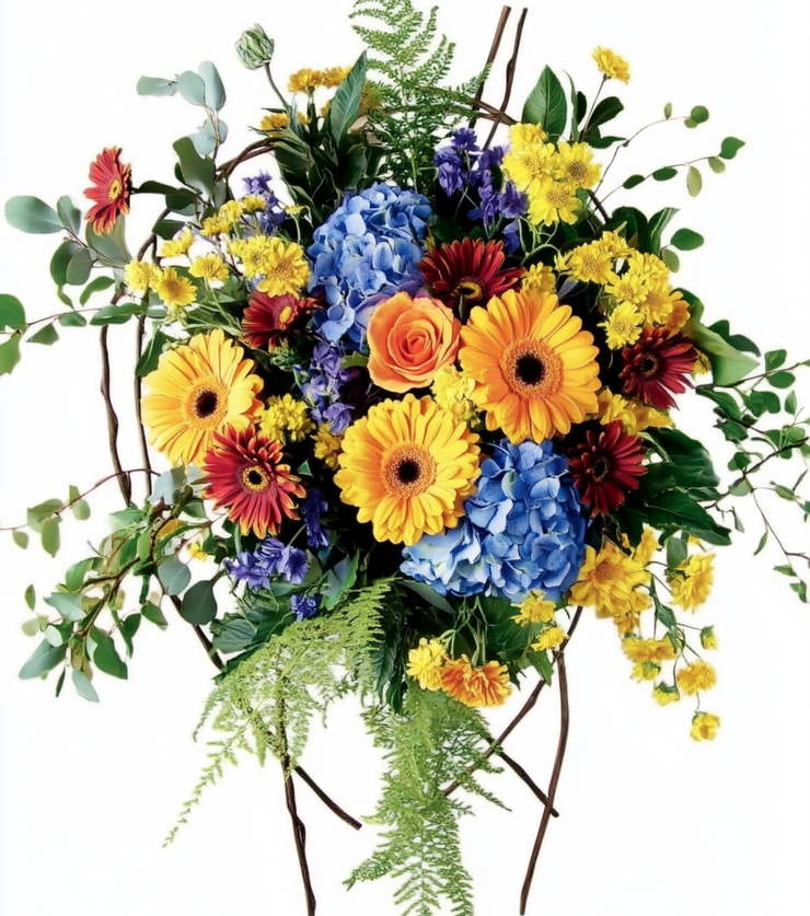 Always in our Hearts Wreath Spreay