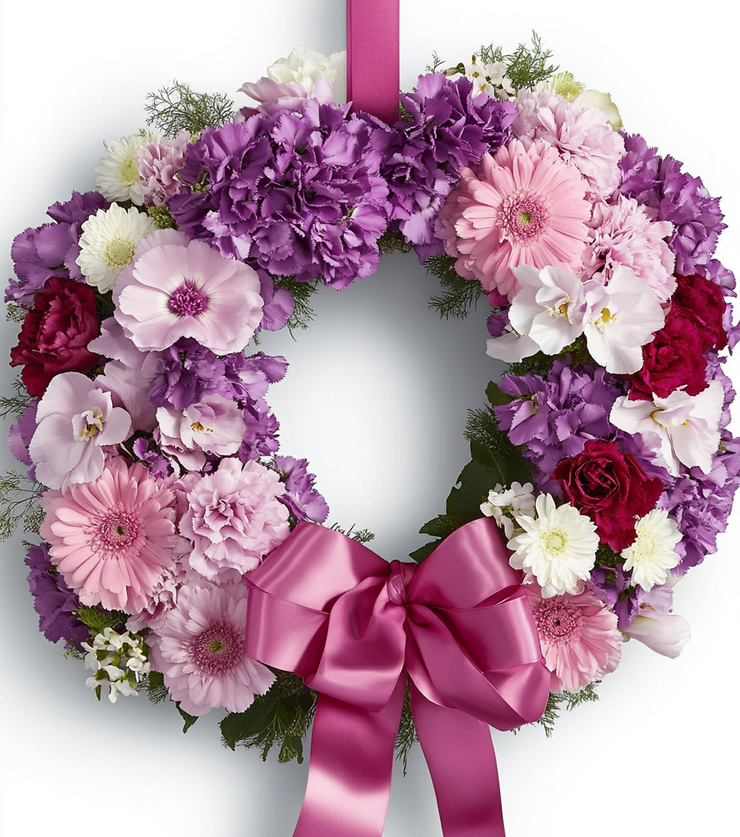 Elegant Farewell Wreath