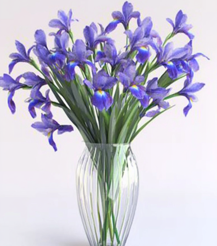 Faith Iris Bouquet