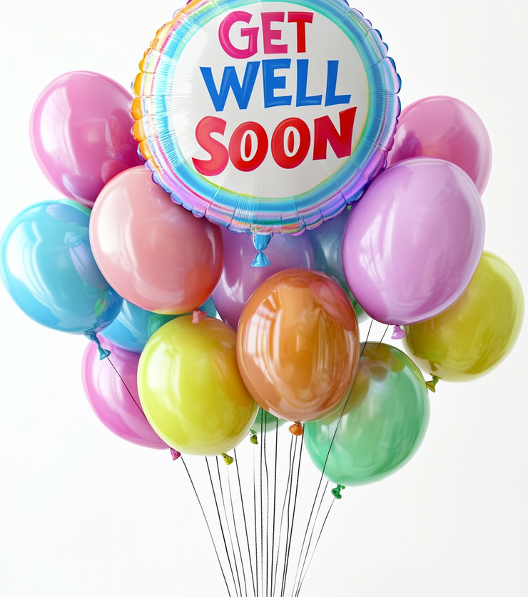 Get Well Soon Balloon Bouquet